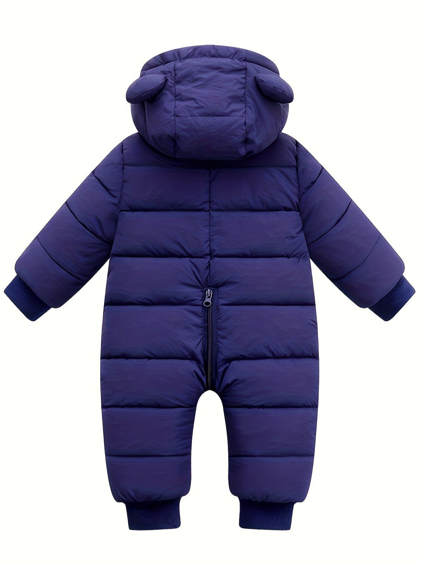 Hooded Snowsuit Baby Boys Girls Infant Winter Coat Zipper