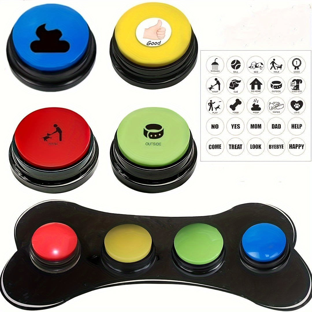 Dog Talking Button 6 Command Training Device for Easy Pet Communication and Training