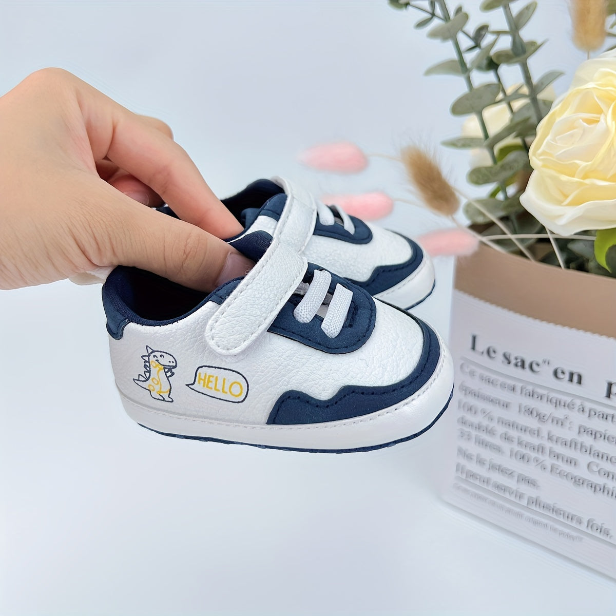 Adorable Cartoon-Themed Soft Sole Baby Boys Shoes for First Steps 0-12 Months