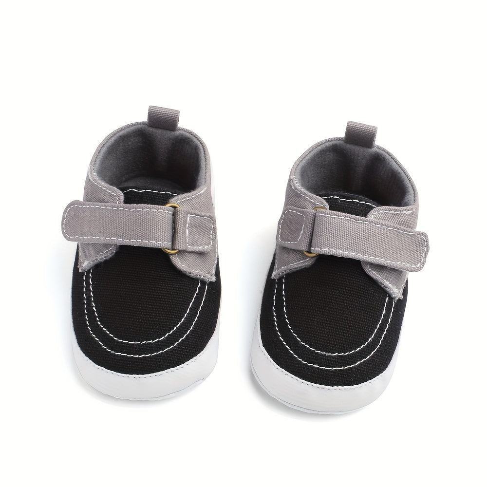 Casual Comfortable Sneakers For Baby Boys, Lightweight Non Slip Walking Shoes For Indoor Outdoor, All Seasons