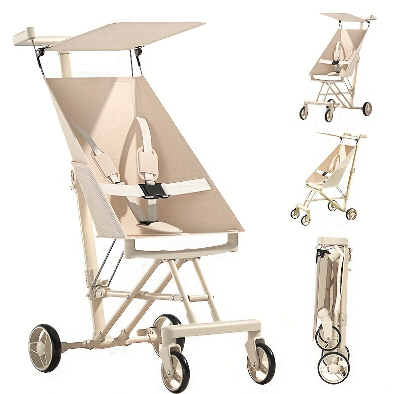 Youngsters 2-in-1 Stroller – Lightweight Folding Trolley with Stainless Steel Frame