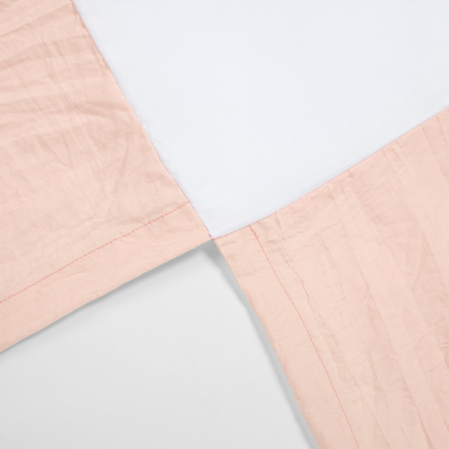 Lush Decor 3Pc Serena Embellished Crib Bedding Set - Soft Crinkle Microfiber - Ruffle Details - Blush - Quilt & Fitted Crib Sheet & Crib Skirt Included - Soft, Durable, & Breathable - Nursery Bedroom Decor and Accessories