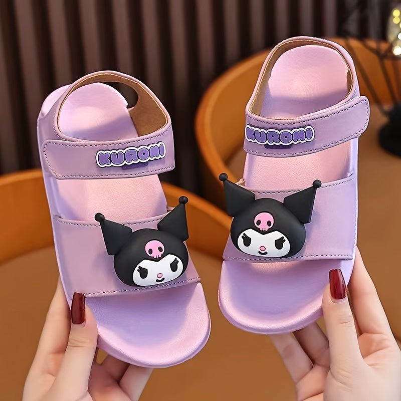 Sanrio Kids Lightweight EVA Sandals Cute Cartoon Beach Slippers for Girls and Toddlers