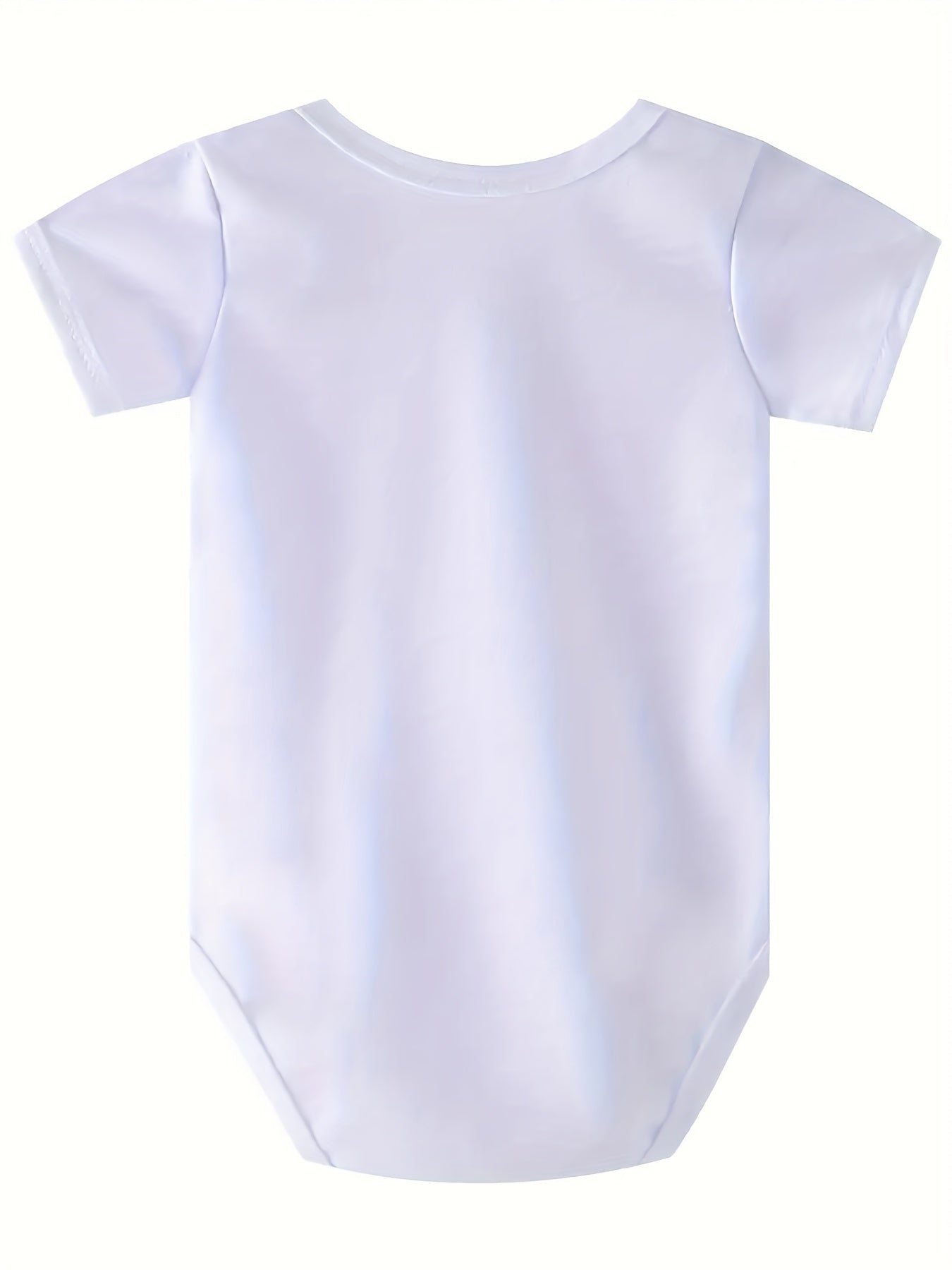 Infant Bodysuit I Love Dad and Mom Adorable Cartoon Bear Design Soft Cotton for Newborns