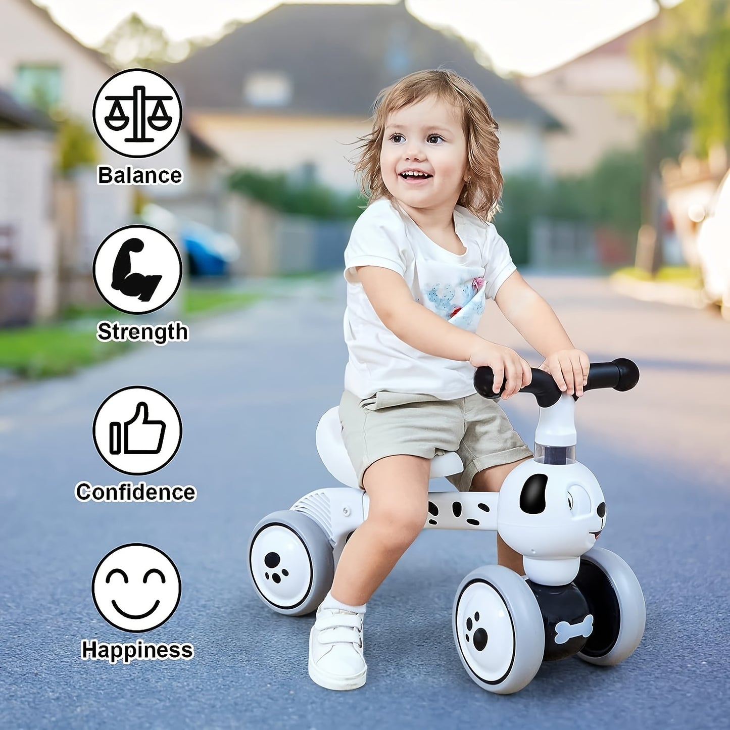 Baby Balance Bike for Toddlers 10 to 36 Months Indoor Outdoor Fun Gift for 1st Birthday