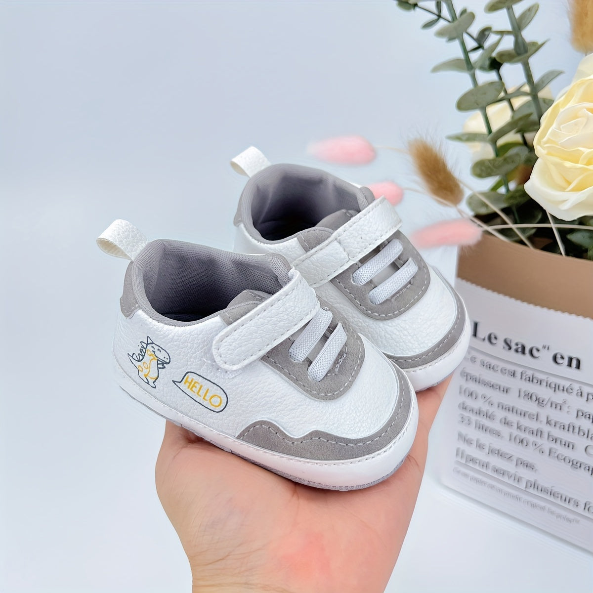Adorable Cartoon-Themed Soft Sole Baby Boys Shoes for First Steps 0-12 Months