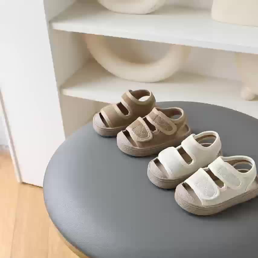 Soft Soled Baotou Sandals For Baby Girls And Boys Non-Slip Breathable Summer Shoes