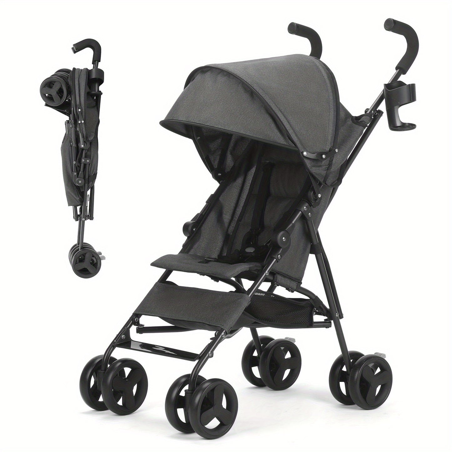 BabyJoy Alloy Steel Stroller – Lightweight Foldable Design for Outdoor Walks