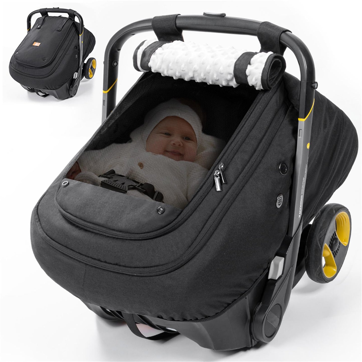 High Quality Baby Car Seat Cover with Breathable Vents and Easy Clean Design