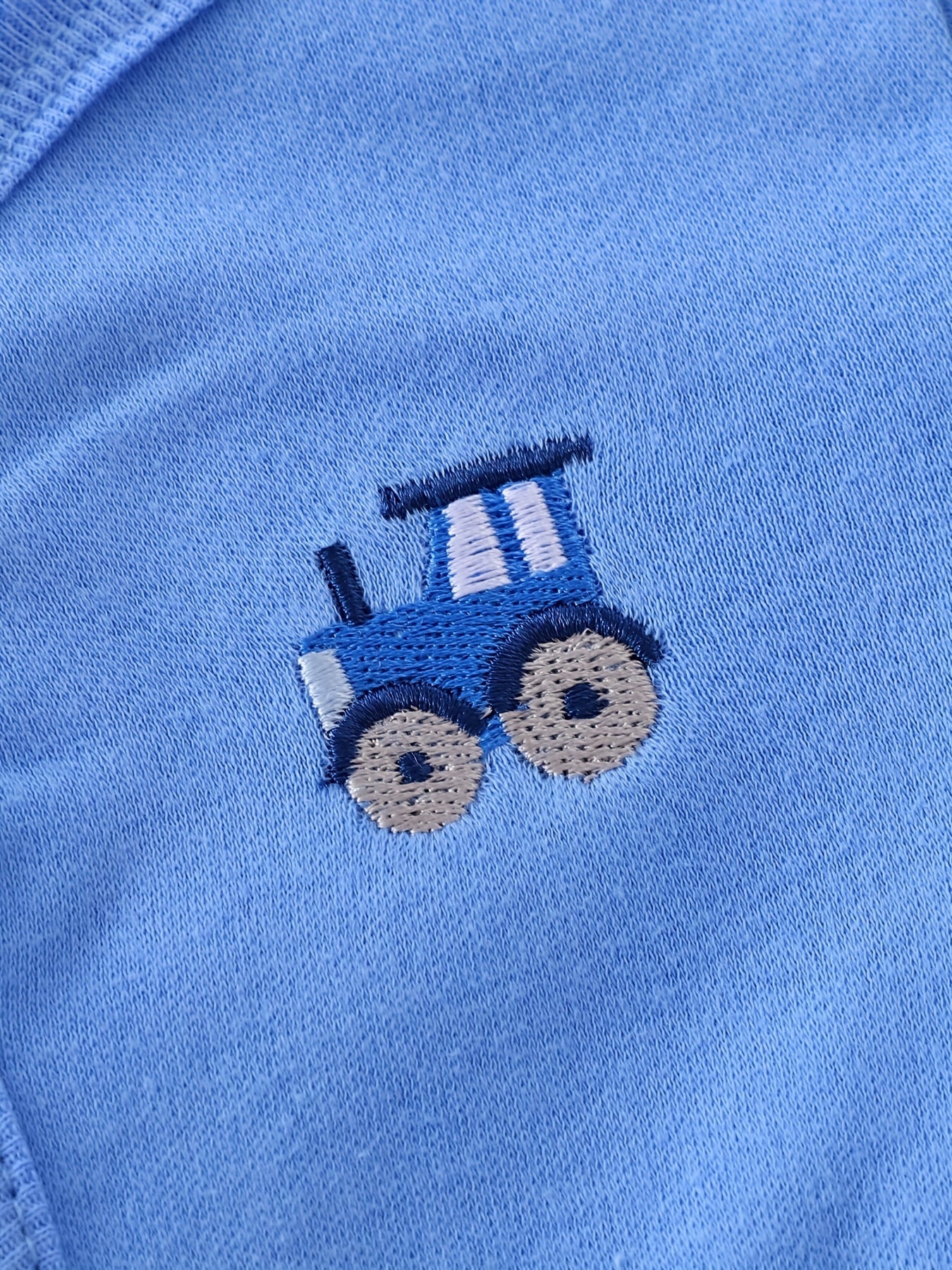 Eight Piece Newborn Boys Set Season Rompers With Embroidery