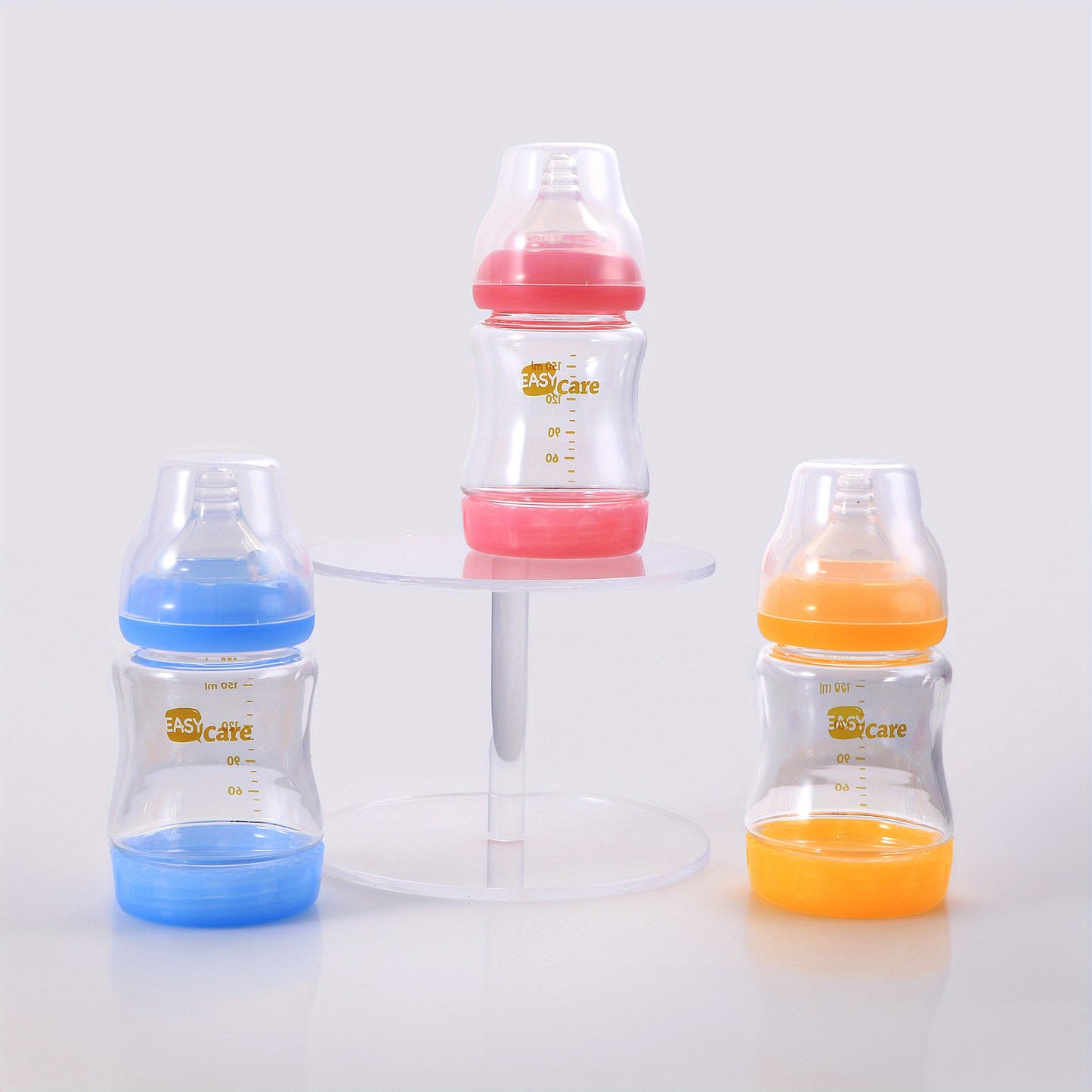 5pcs Easycare Wide Mouth Glass Baby Bottles with Sippy Cup Perfect for Celebrations