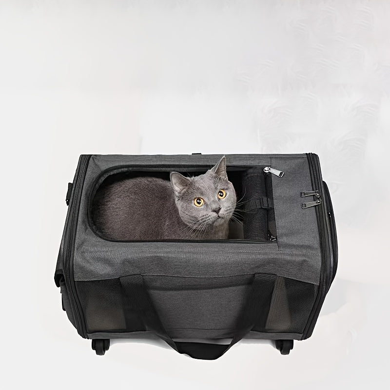 Detachable Pet Travel Case for Cats and Dogs Spacious Folding Design Safe and Comfortable