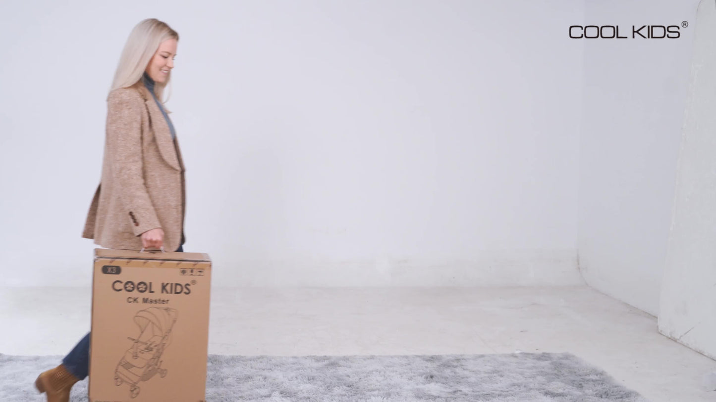 Compact Travel Stroller - Lightweight, One-Hand Folding, Adjustable Backrest & Footrest, Alloy Steel Frame, for Youngsters 6-36 Months