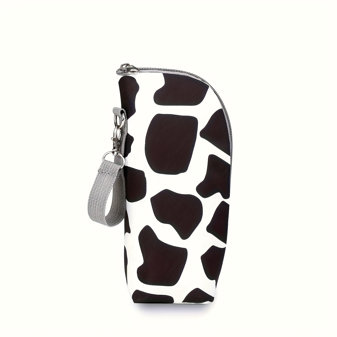 Cute Animal Print Insulated Bottle Bag - Portable, Durable Polyester Mommy Diaper Bag With Zipper Closure, Ideal For Travel And Daily Use, Travel Diaper Bag | Playful Design | Zippered Bag, Diaper Bag