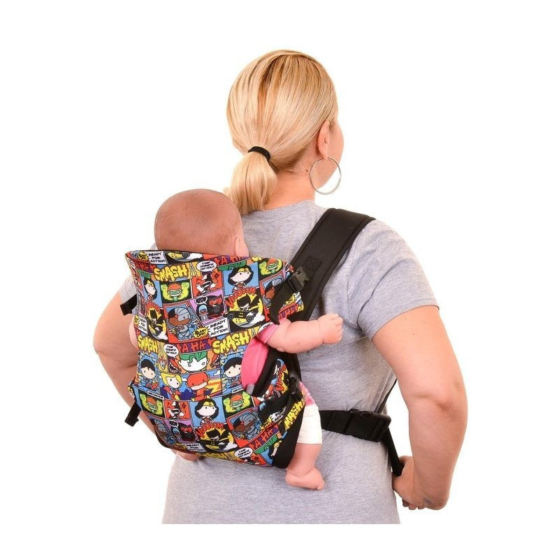 KidsEmbrace Justice League Chibi Elite Baby Carrier for Infants and Toddlers