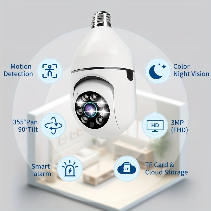 6pcs Wireless Security Cameras with 360 Degree Pan Tilt Two Way Audio Night Vision