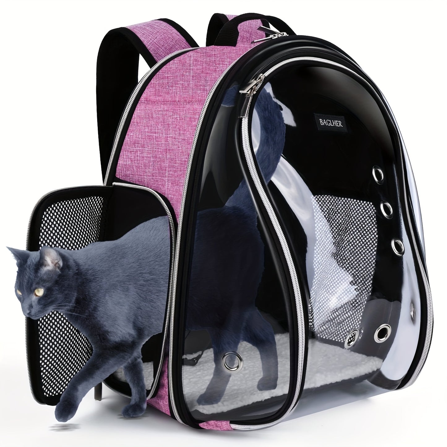 Airline Approved Pet Backpack Carrier Bubble Front Mesh