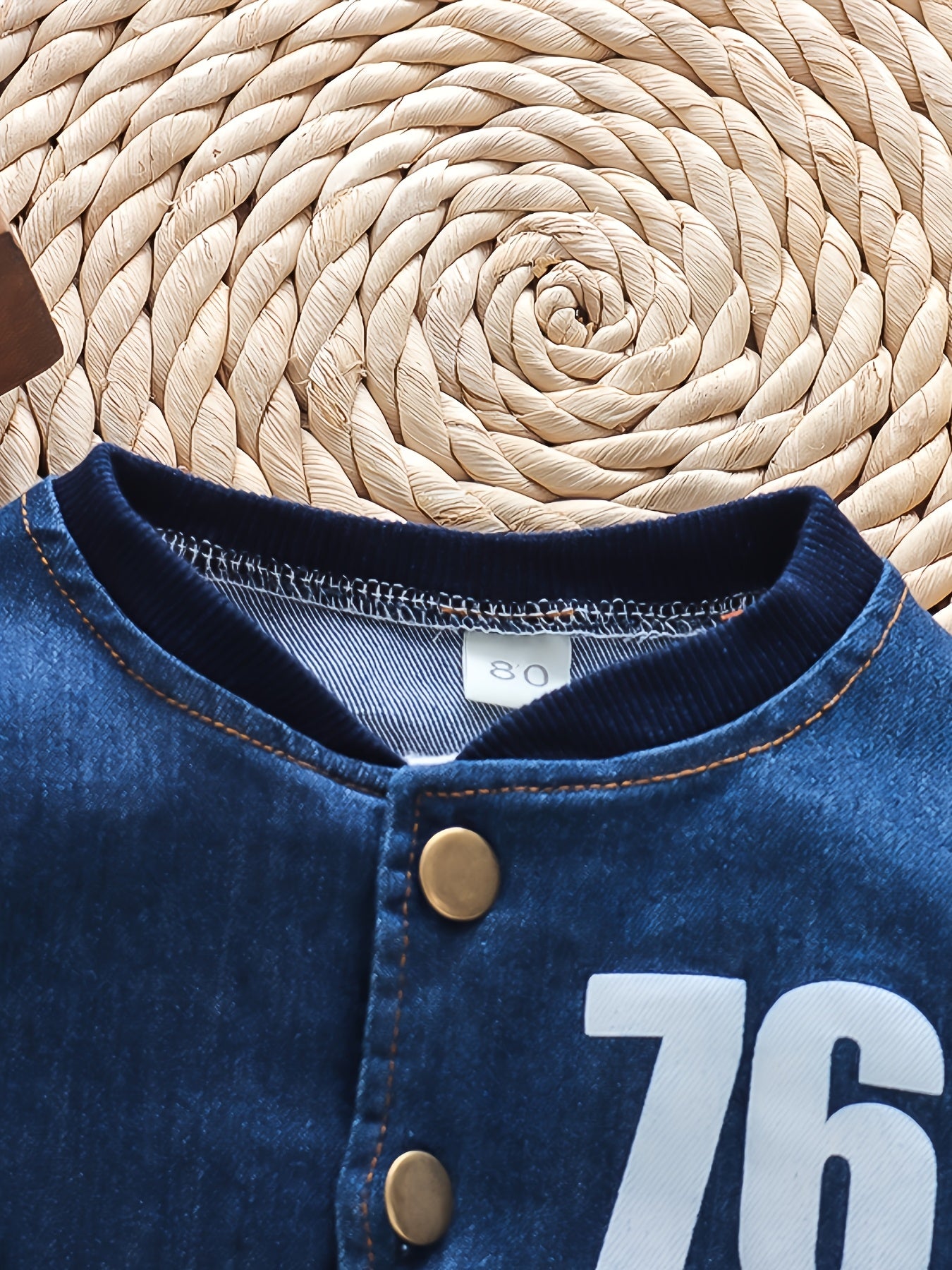 Boys Clothes Casual Outfits For Children Two Piece Suit Denim Jacket+Denim Pants, for Outdoor