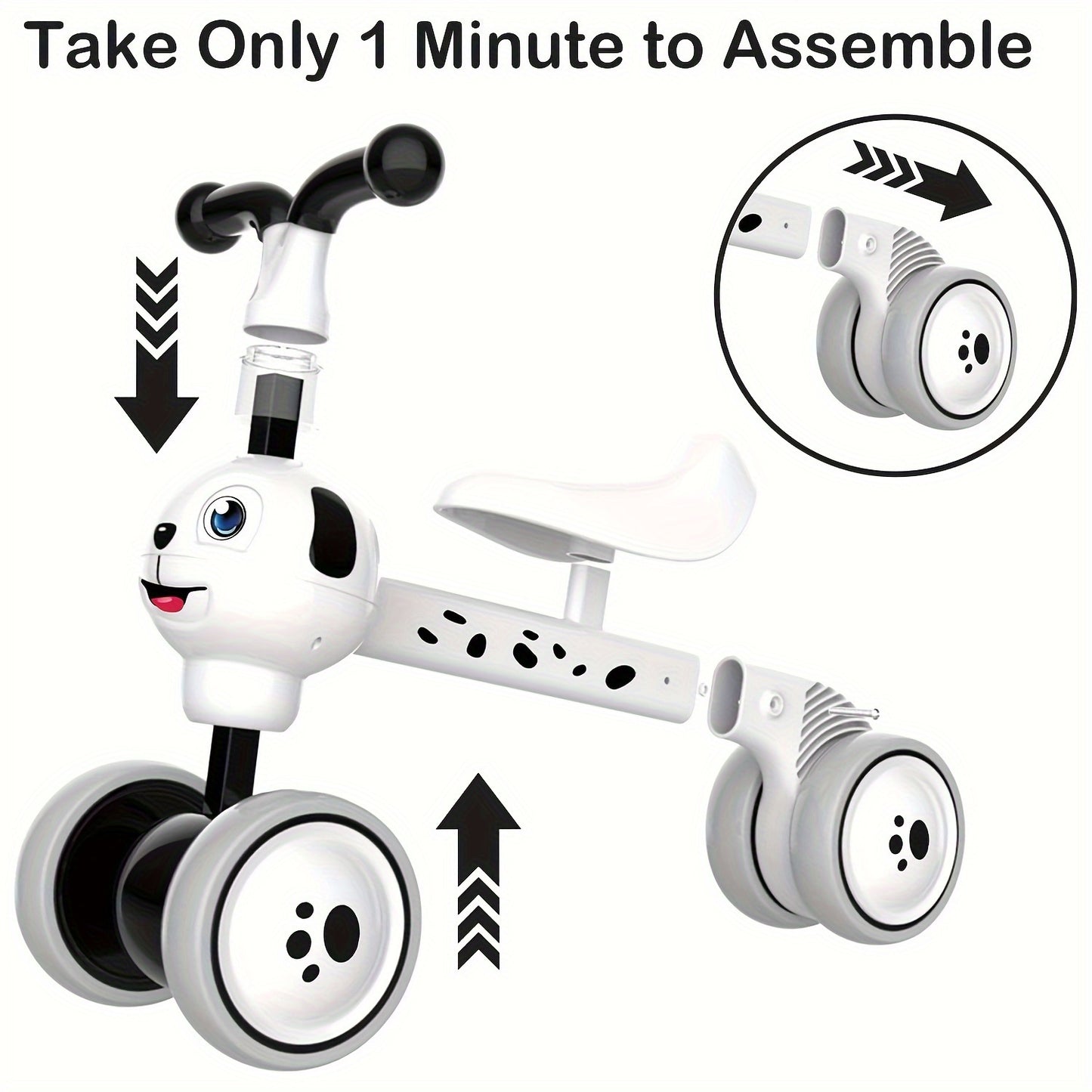 Baby Balance Bike for Toddlers 10 to 36 Months Indoor Outdoor Fun Gift for 1st Birthday