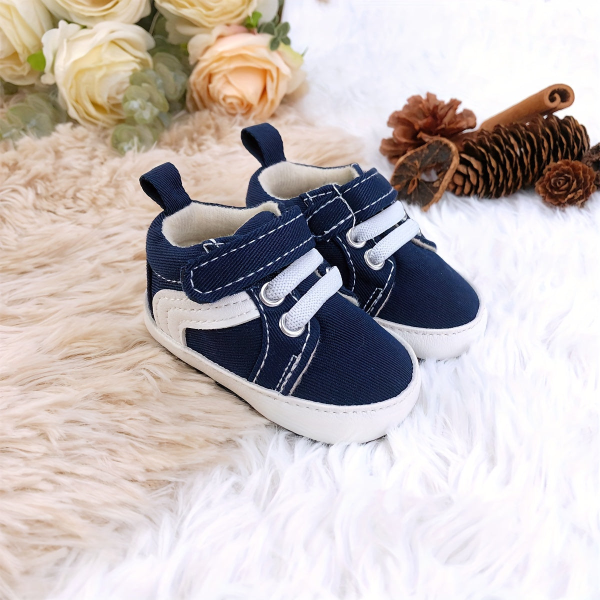 0-3 Months Infant Comfortable Flat Bottom Sneakers Spring/Autumn Baby Soft Sole Casual Children's Shoes
