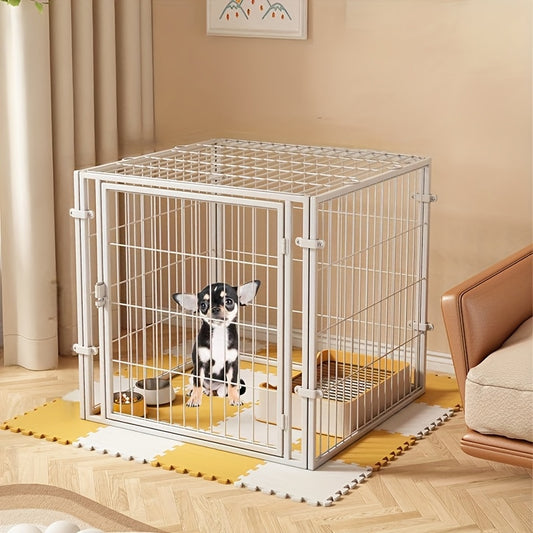 24 Inch Heavy Duty Rustproof Pet Cage with Escape Proof Lock for Small Animals