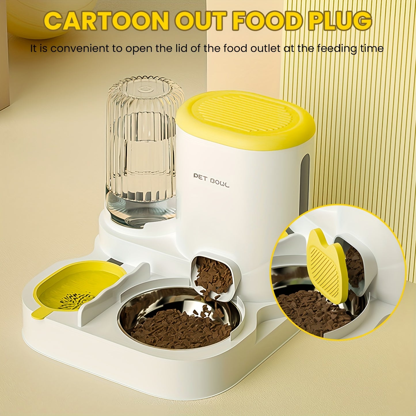 Automatic Cat and Dog Water Dispenser with Filtration and Easy Installation Large Capacity