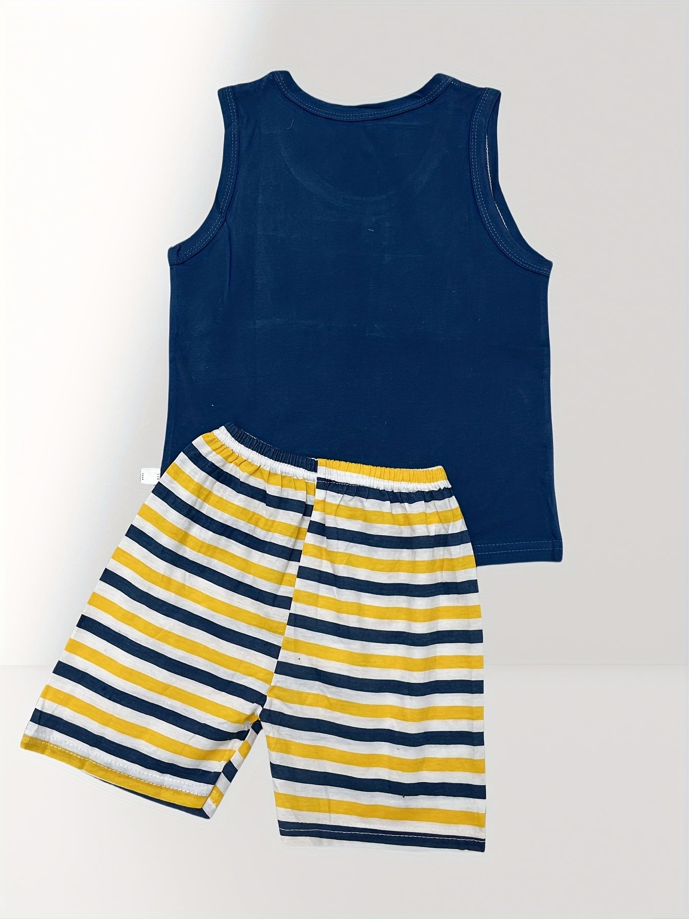 DinoPlay Cartoon Excavator Suit – Comfortable Summer Outfit for Boys