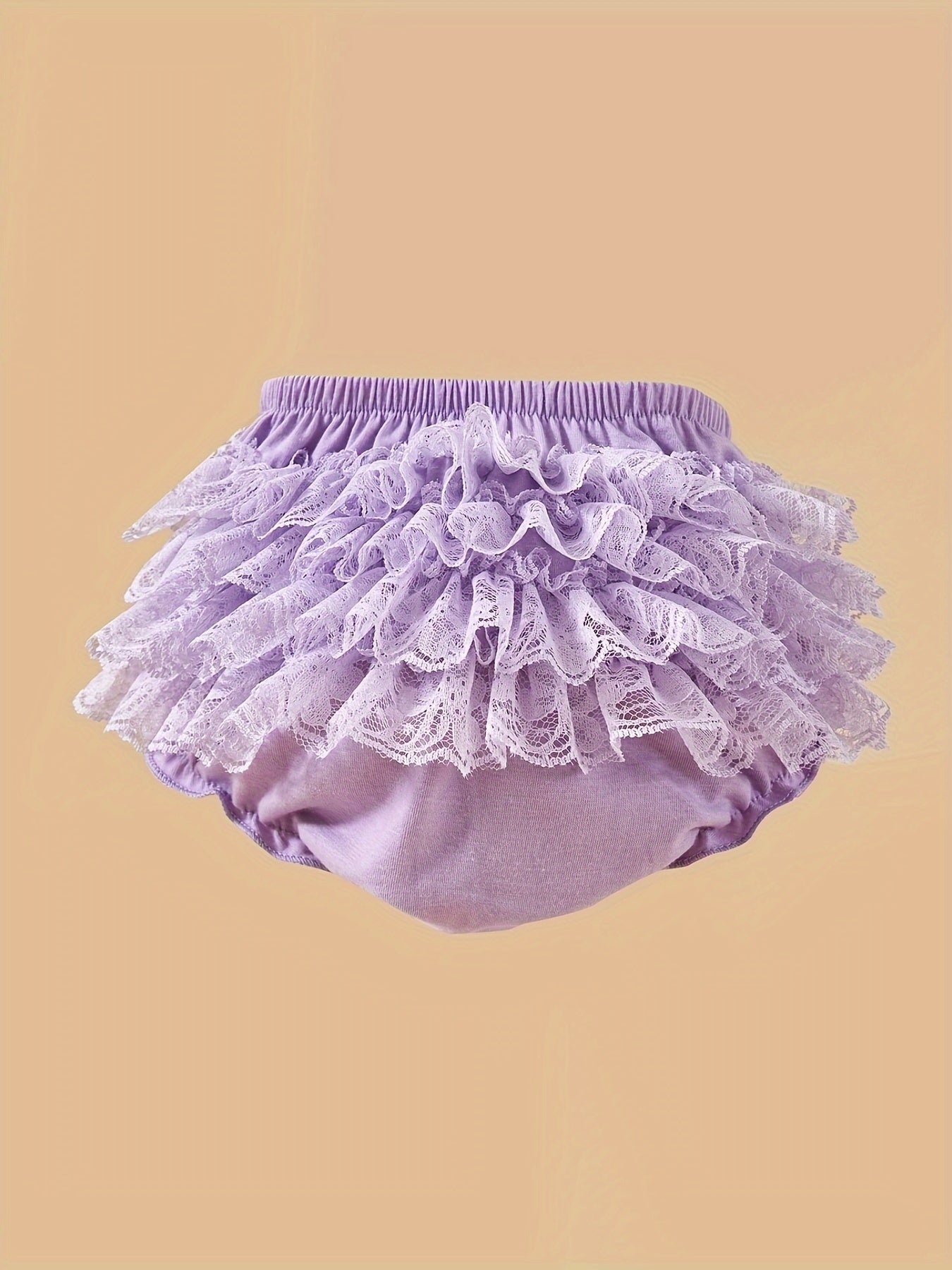 5-piece Set Solid Color Children's Lace Shorts Baby Cute PP Pants Baby Shorts Photo Clothes