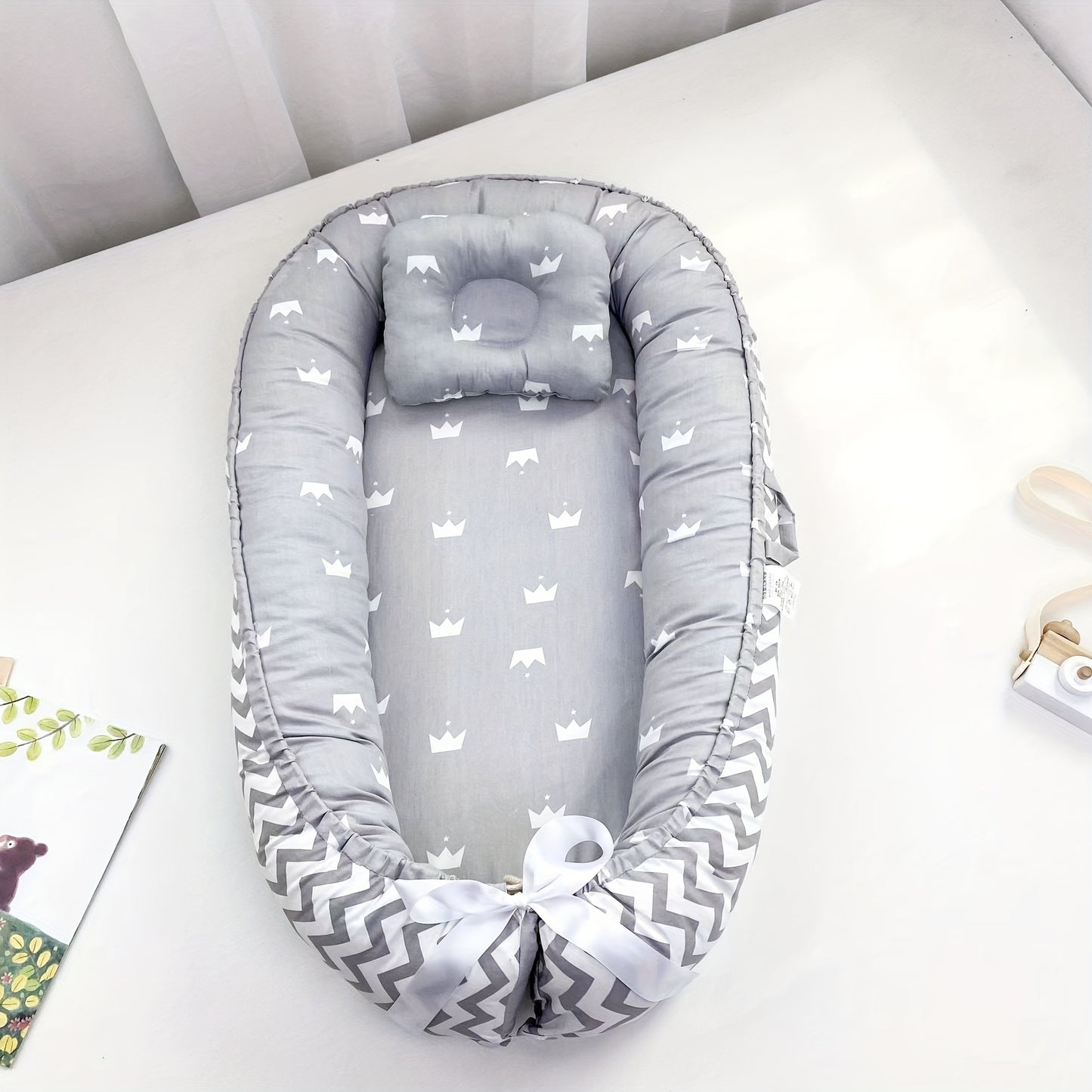 Washable Detachable Pet Bed for Small and Medium Dogs and Cats Comfortable Cotton Design