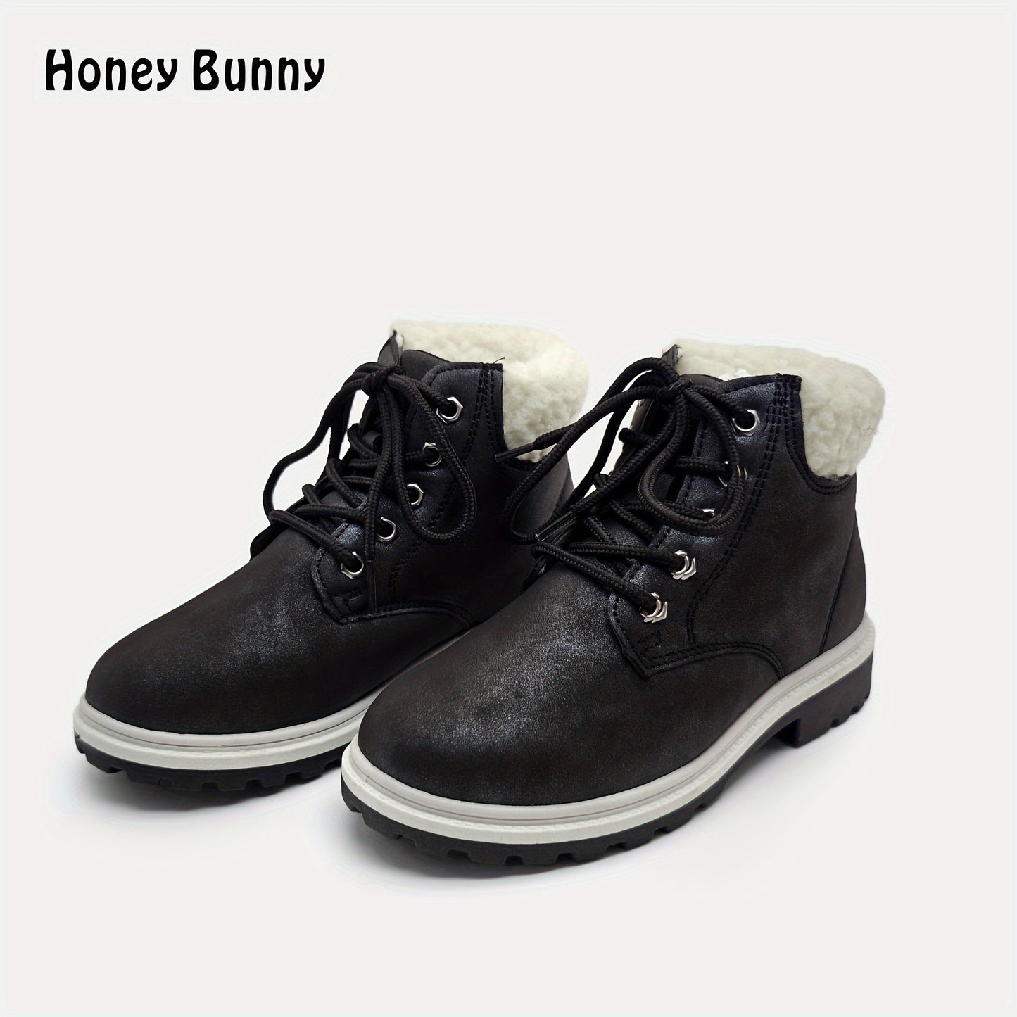 Youngsters Waterproof Retro Lace Up Ankle Boots for Boys and Girls All Season Hiking