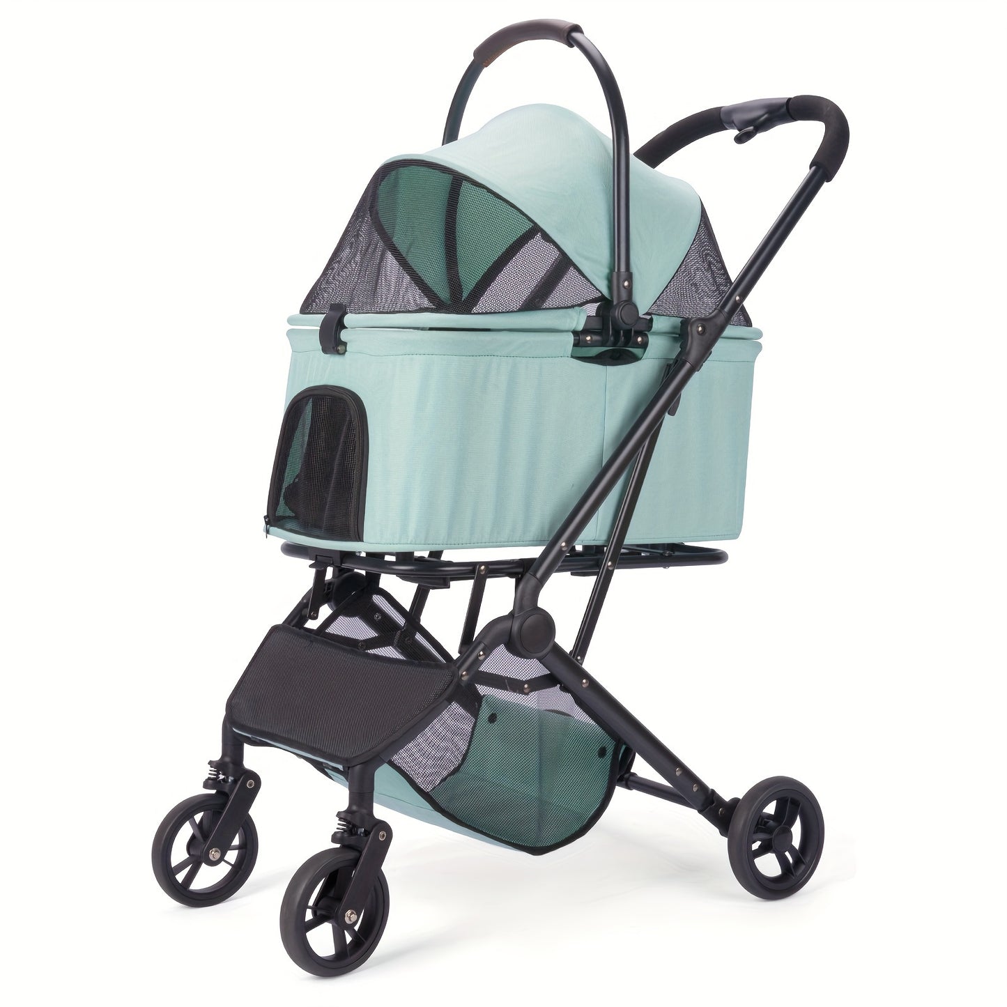 3 IN1 Dog Stroller for Small Medium Dogs, Up to 48 lbs Pet Stroller with Detachable Carrier and Car Seat