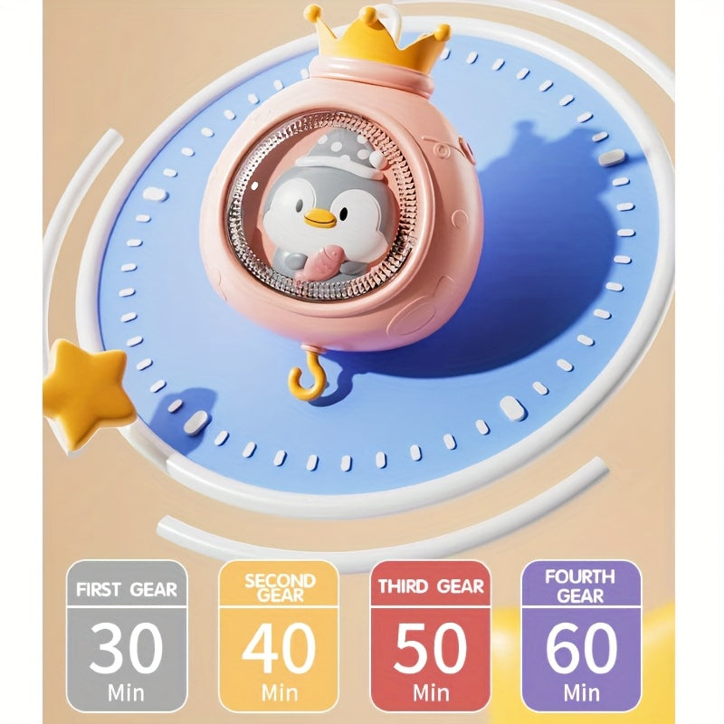 Bed Hanging Toys With Lights Lullabies Wind Chimes For Nursery 360 Degree Rotation Auto Off Timer Gifts