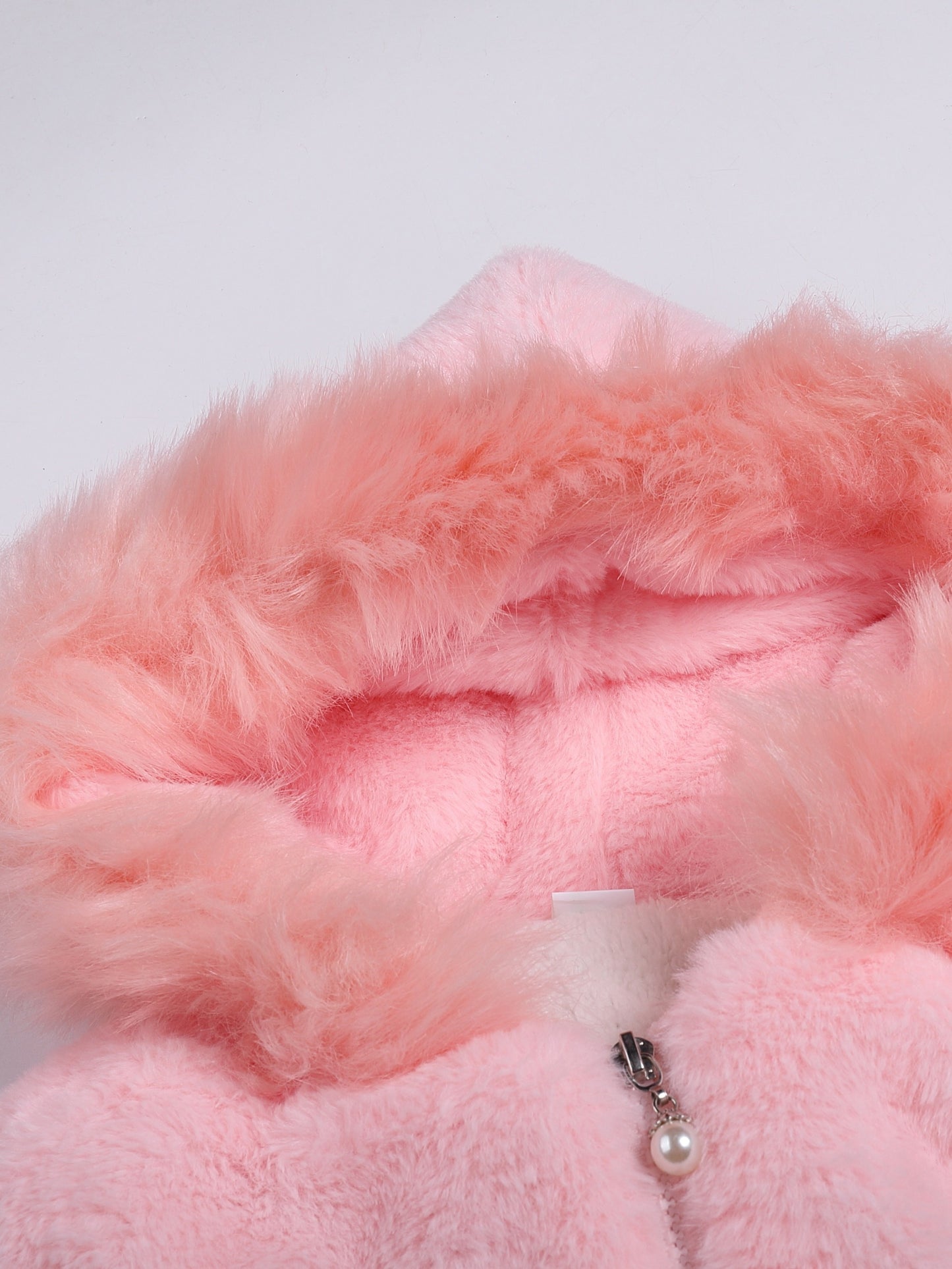 MINKIDFASHION Baby Girls Warm Hooded Jacket Coat with Fleece Lining and Cute Print