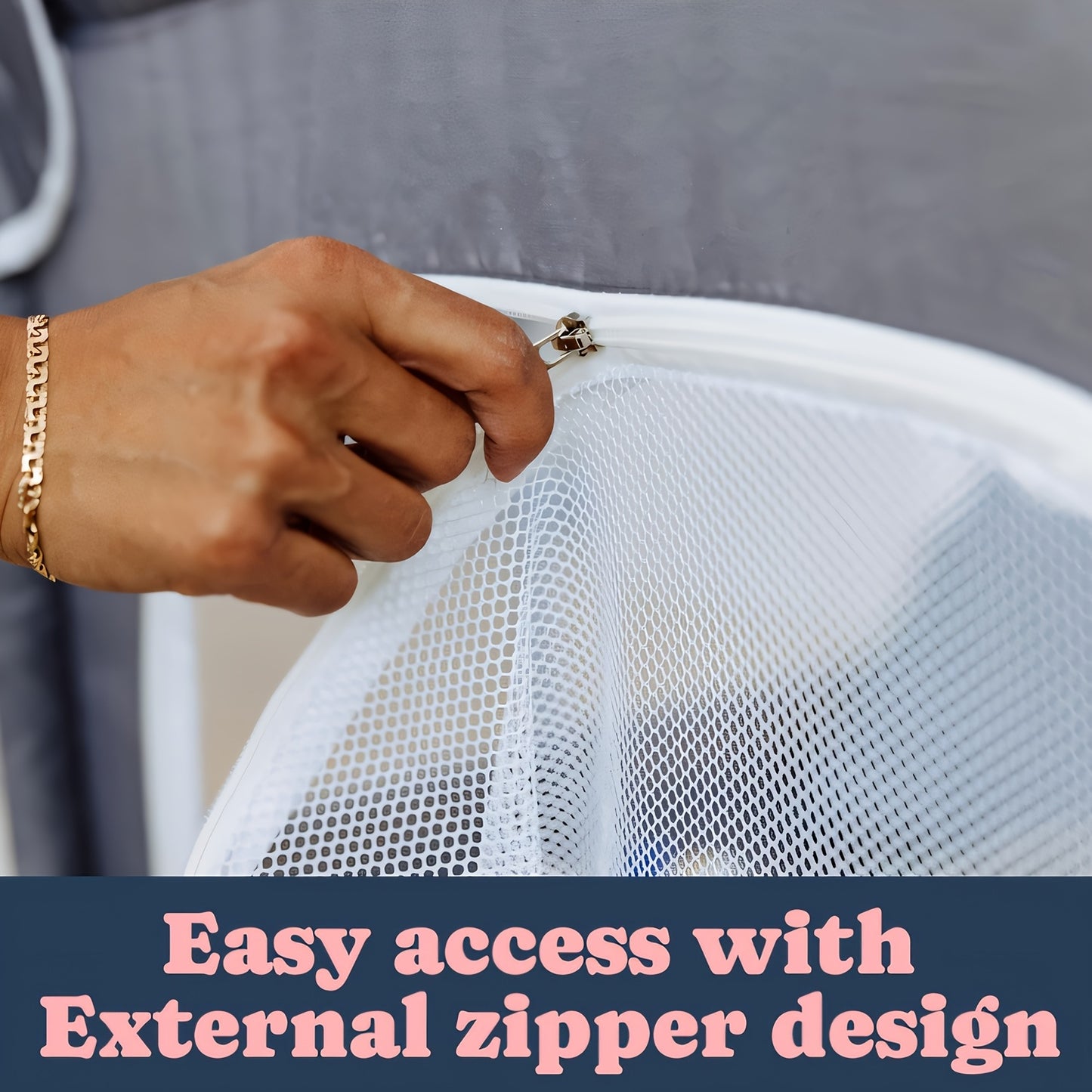 50x50 Inch Baby Playpen with Soft Mesh and Skin Friendly Fabric for Indoor and Outdoor Fun