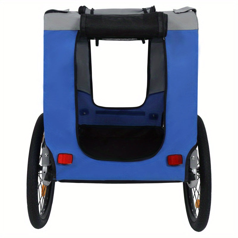 All Terrain Folding Bike Dog Trailer 120Lb Durable Steel