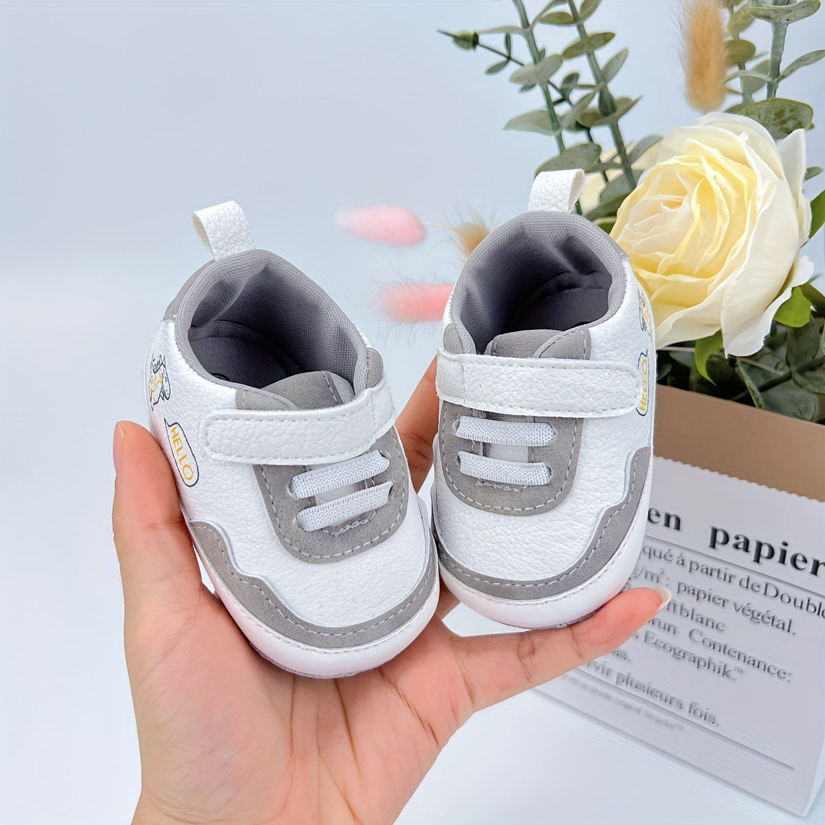 Adorable Cartoon-Themed Soft Sole Baby Boys Shoes for First Steps 0-12 Months