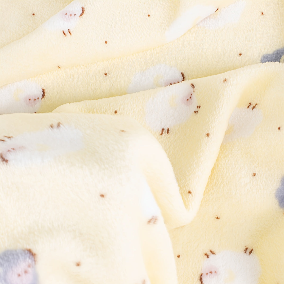 1pc Soft Flannel Baby Blanket with Adorable Panda Design - Cozy Lightweight Portable Infant Bedding, Lightweight & Machine Washable, Perfect for Crib or Stroller, Crib Blanket | Cozy Flannel | Lightweight Fabri