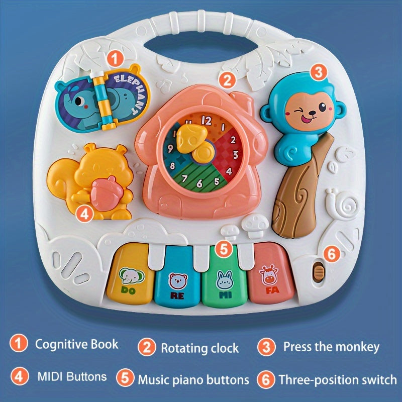 Interactive Music Making Table for Kids Educational Toy in Pink and Blue