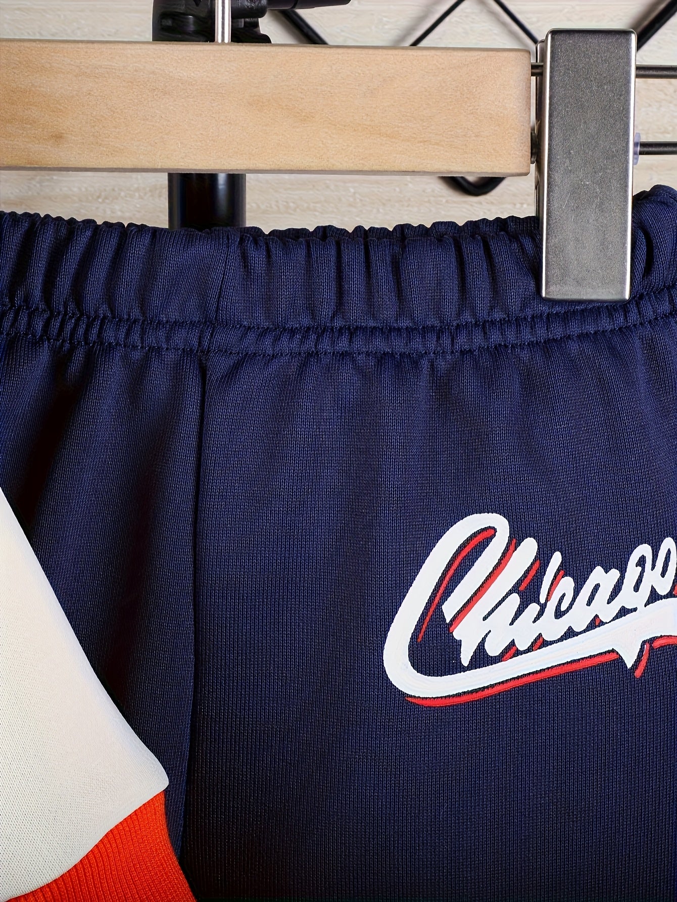 Directional Development Baby Boy Autumn Winter Baseball Uniform Two Piece Set