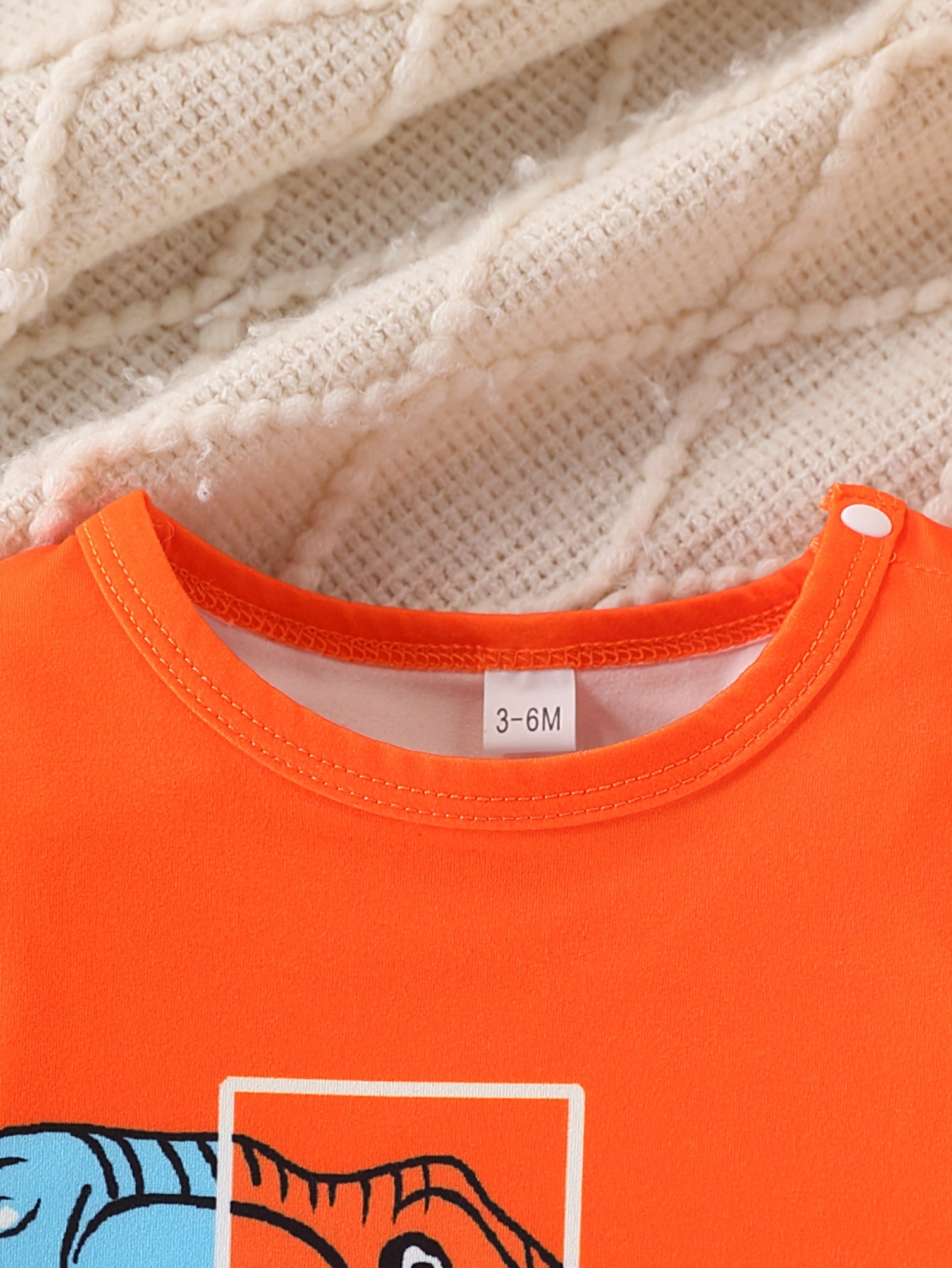 3 Piece Baby Boy Romper Jumpsuit Soft Long Sleeve Cartoon