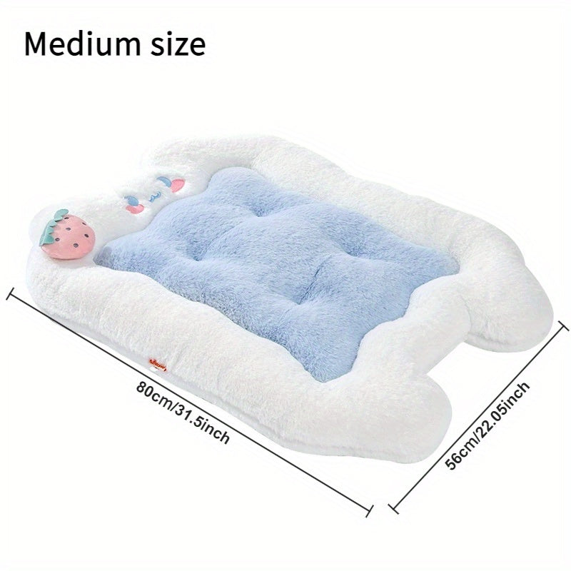 Cozy Cat Bed Nest Pillow Winter Warm Pet Pad for Cats and Small Dogs