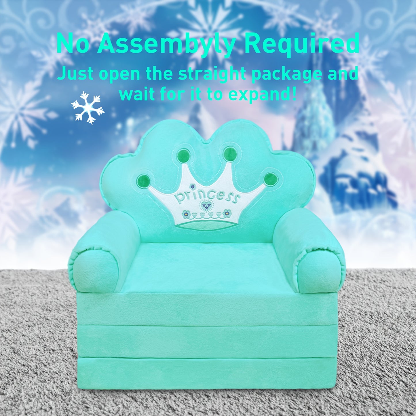 Foldable Multifunctional Pink Sofa With Pillow and Armrests for Teenagers and Game Rooms