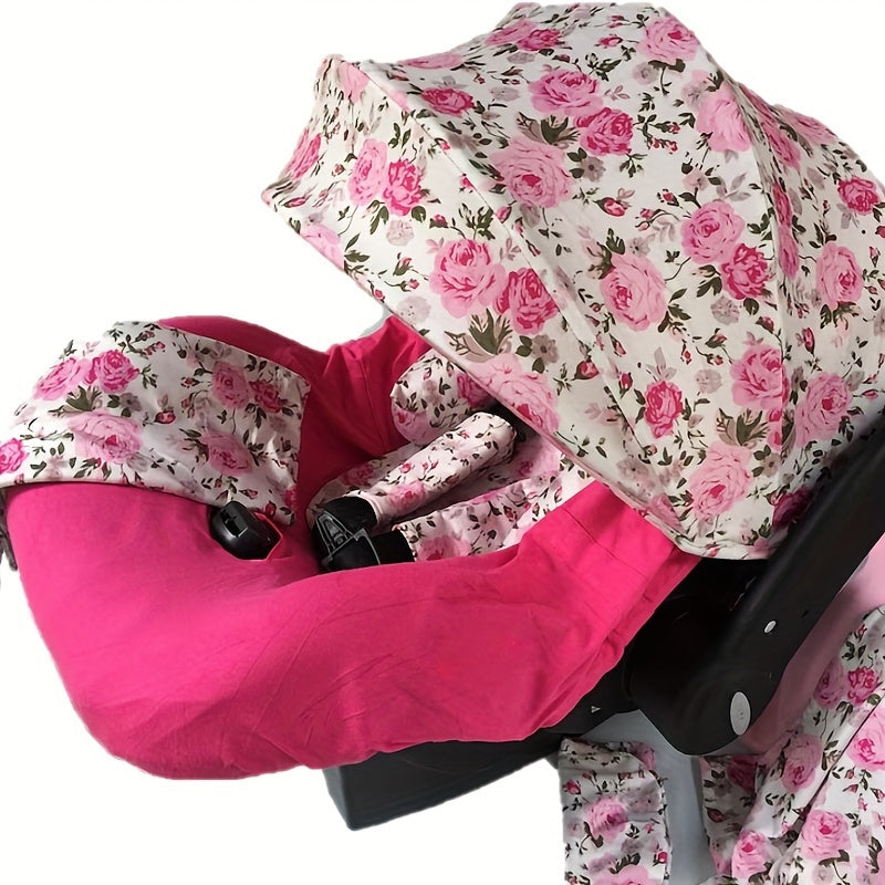 9 Piece Soft Breathable Cartoon Car Seat Cover Set with Multi-Purpose Accessories