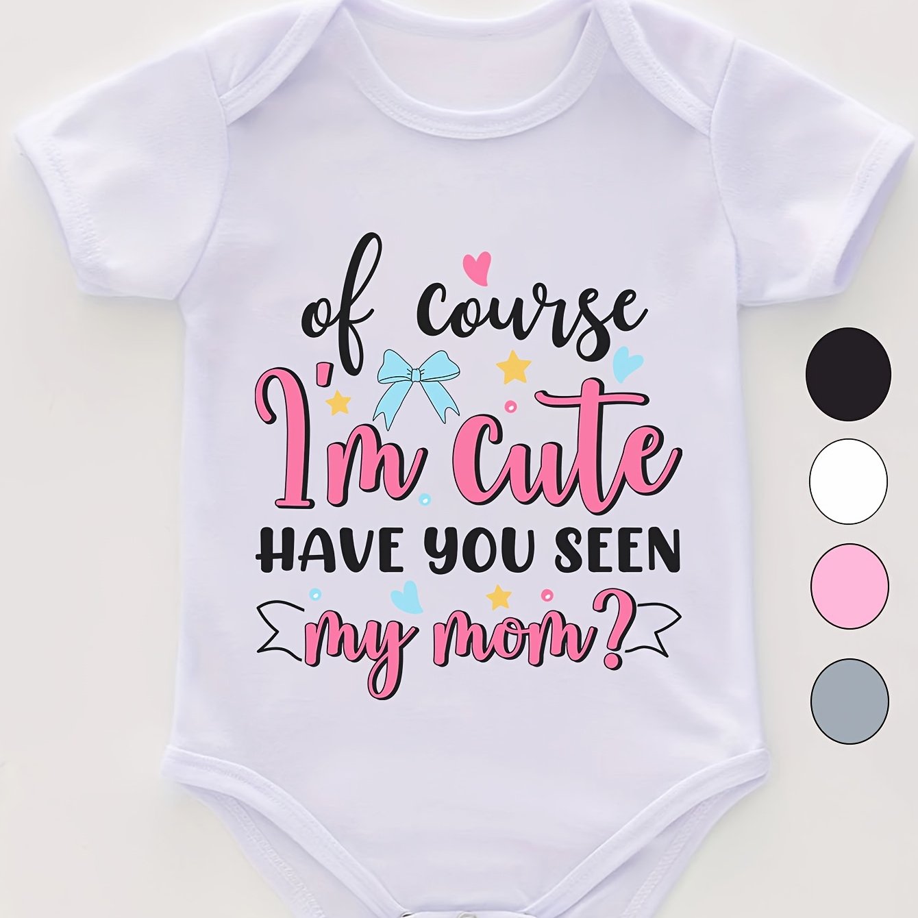 G Baby Story Cute Baby Girl Newborn Romper Soft Cotton Outfit with Star and Butterfly Prints