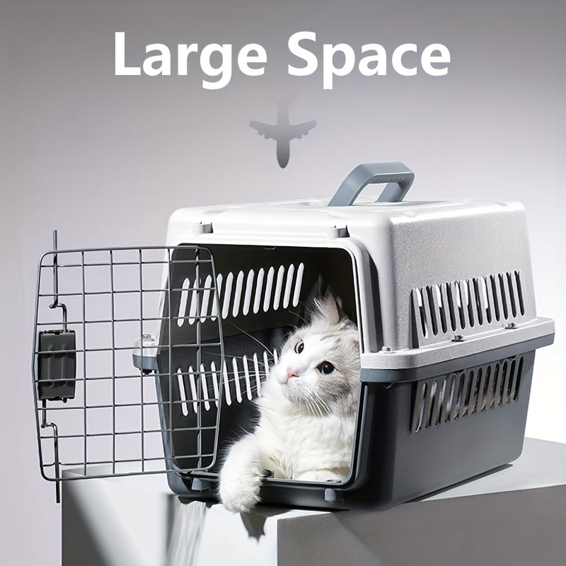 Durable Pet Cage Kennel for Travel Ideal for Dogs and Cats Up to 23 Pounds