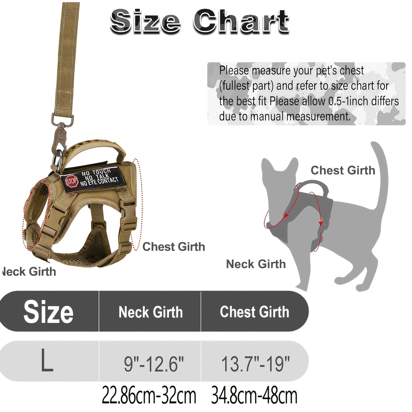 Adjustable Cat Outdoor Tactical Harness Air Mesh Escape Proof Reflective Vest for Fat Cats