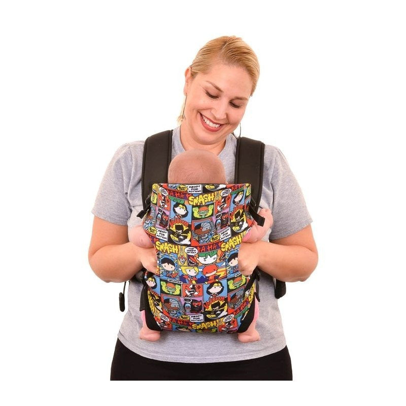 KidsEmbrace Justice League Chibi Elite Baby Carrier for Infants and Toddlers