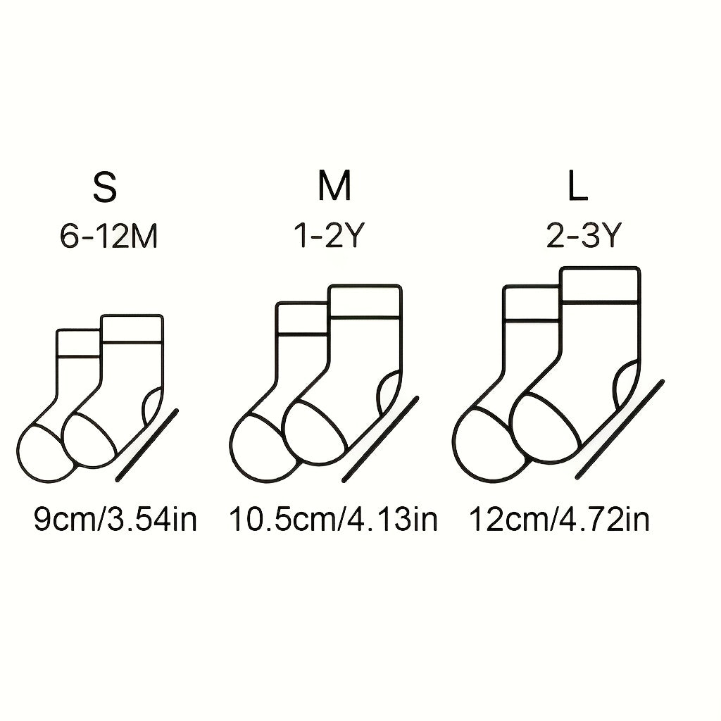 6 Pairs of Baby Cartoon Animal Non-Slip Socks, Indoor Anti-Slip Boat Socks for Children.