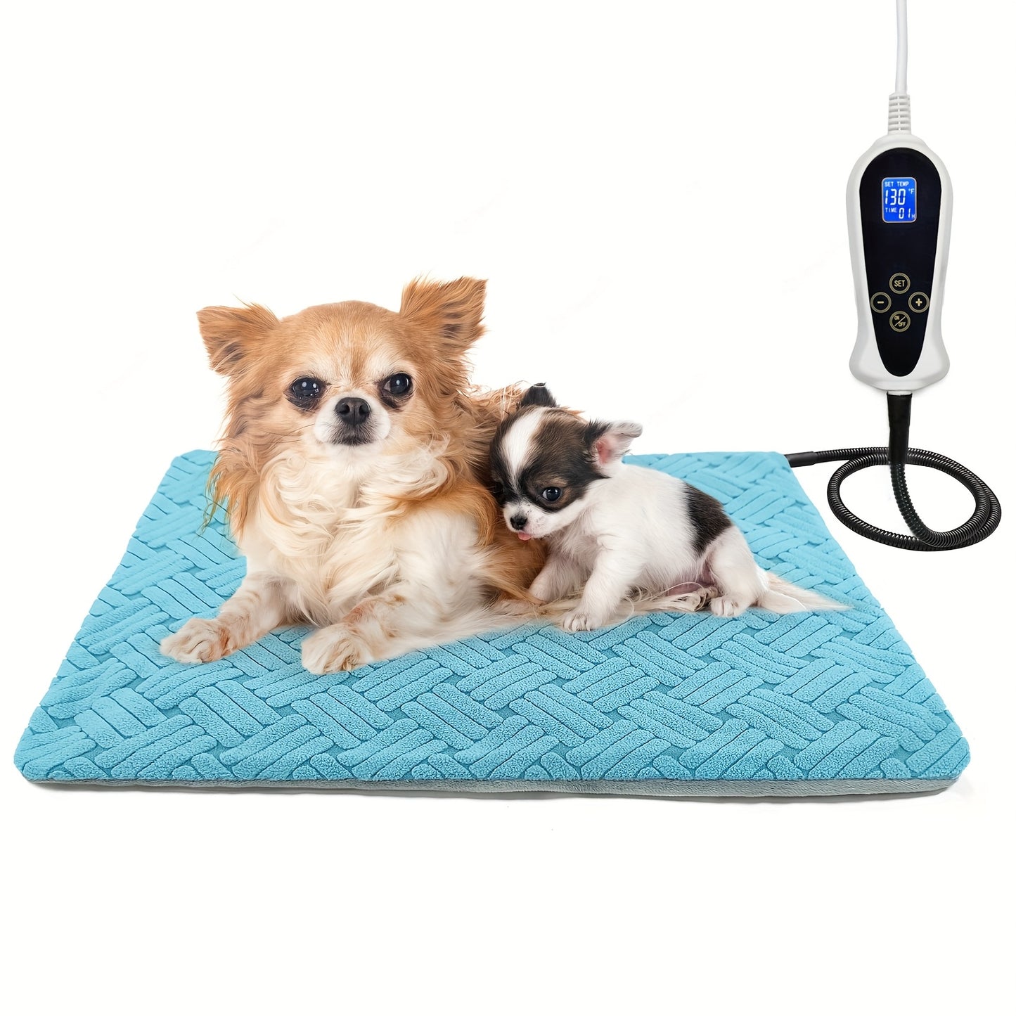 Pet Heating Pad with Smart Thermostat for Cats and Dogs Comfort Recovery and Warmth