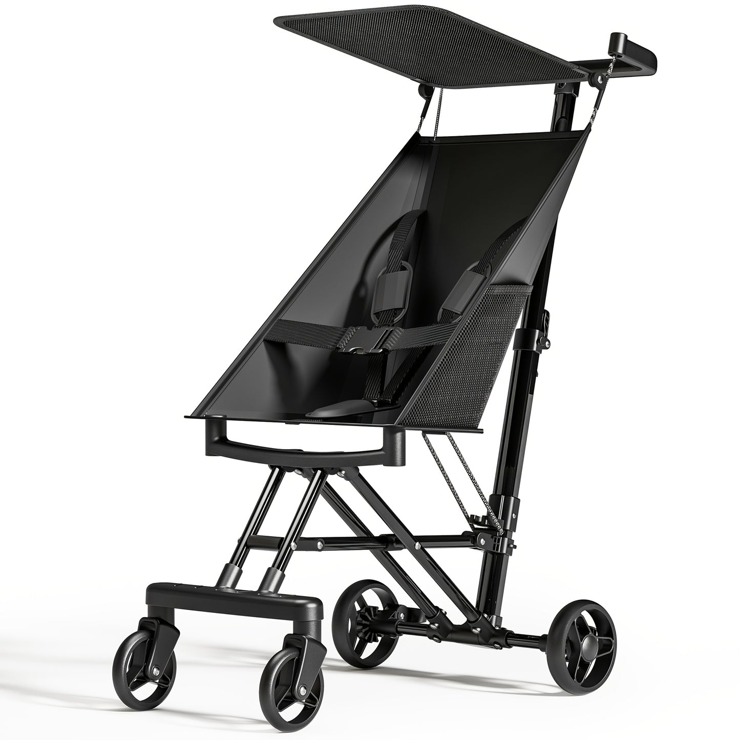 Youngsters 2-in-1 Stroller – Lightweight Folding Trolley with Stainless Steel Frame